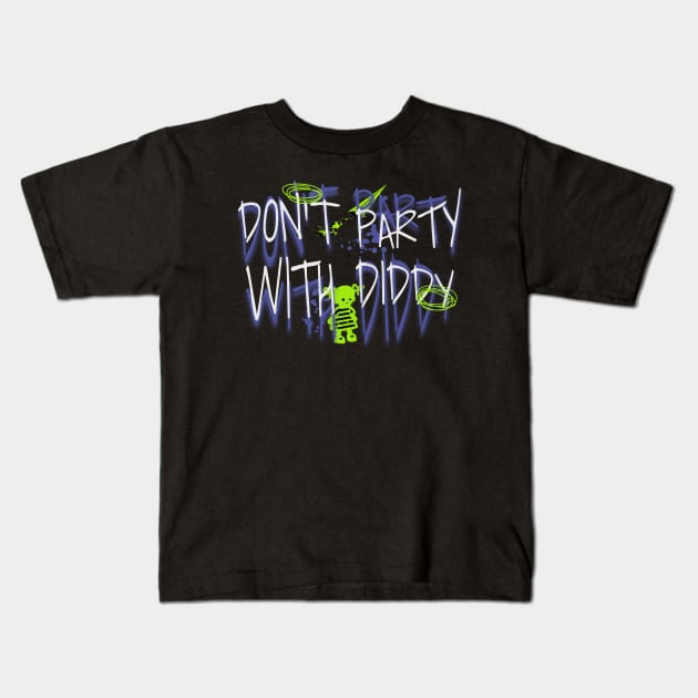 Don't Part with Diddy Tee - Hilarious Hip-Hop Inspired Kids T-Shirt by TeeTrendz